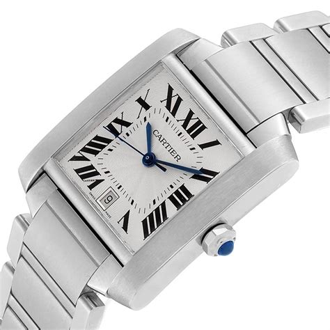 Cartier Tank Francaise Steel Men's Watch W51002Q3